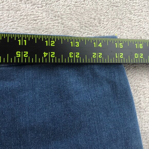 Theory Womens Jeans Size 4 Mid Rise Straight Leg Classic Blue Denim Casual - Picture 5 of 13